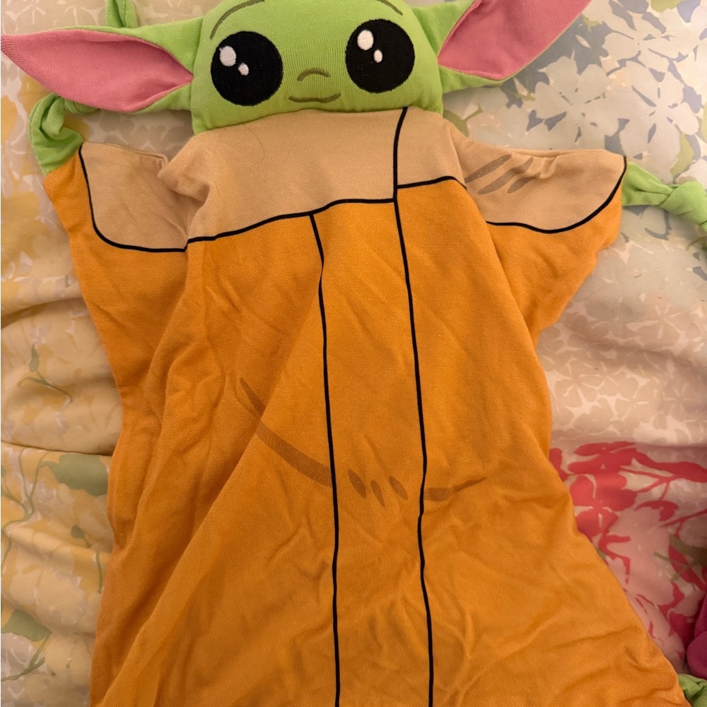 Little Sleepies Green and Orange Kids Blanket